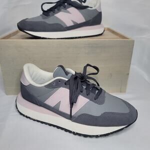 New Balance 237- Women's New Without Box- Gray and Pink- size 8